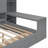 Full Size Wooden Daybed with Three Drawers, All-in-One Cabinet, Desk, and Shelves, Perfect for Small Spaces-355884817-355884816