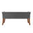 Sabrina Fabric Upholstered Bench with Rubberwood Legs-90547681