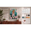 Tiger in Turquoise Waters Boho - Wrapped Canvas-477809177-477809179