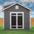 Windemere Wood Storage Shed 10 ft. W x 12 ft. D (Professional Installation Available)-113449378