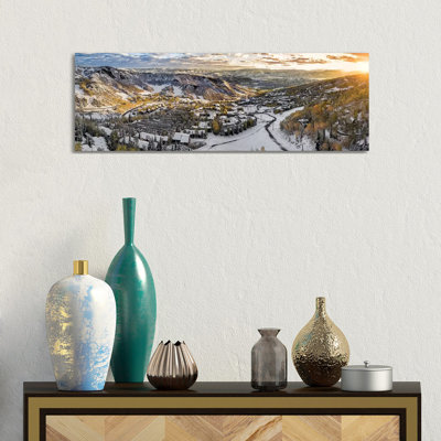 Snowy Glimpse by Jonathan Ross Photography - Wrapped Canvas Print
