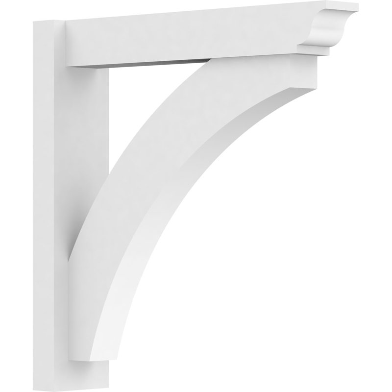 Persienne en PVC de qualité architecturale avec extrémités traditionnelles Thorton, L 5 po, H 24 po x P 24 po
