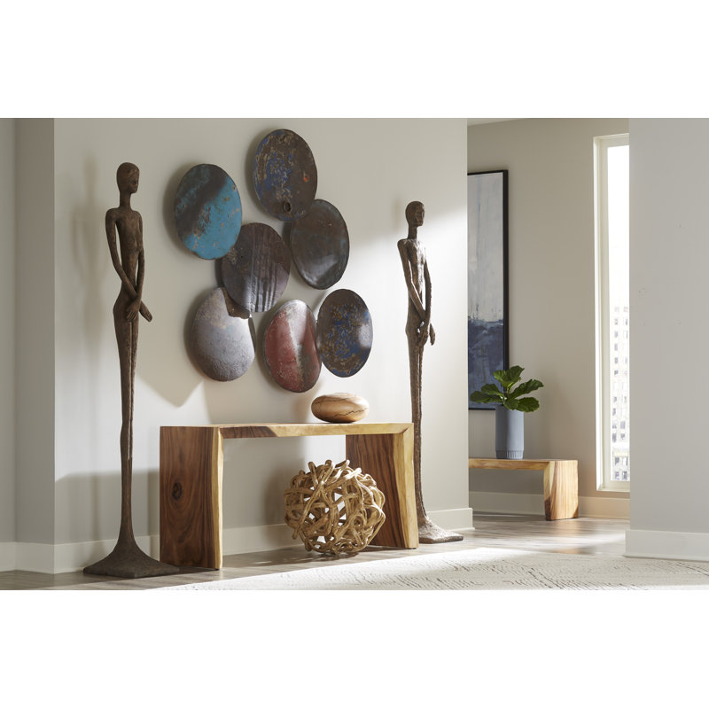 Waterfall 66" Solid Wood Console Table