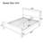 Mid-Century Wood Platform Bed With Headboard And Wood Slat Support, No Box Spring Needed-272177711-291644196
