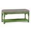 Summer Retreat Wicker Shelf Storage Bench-71425204-86505831