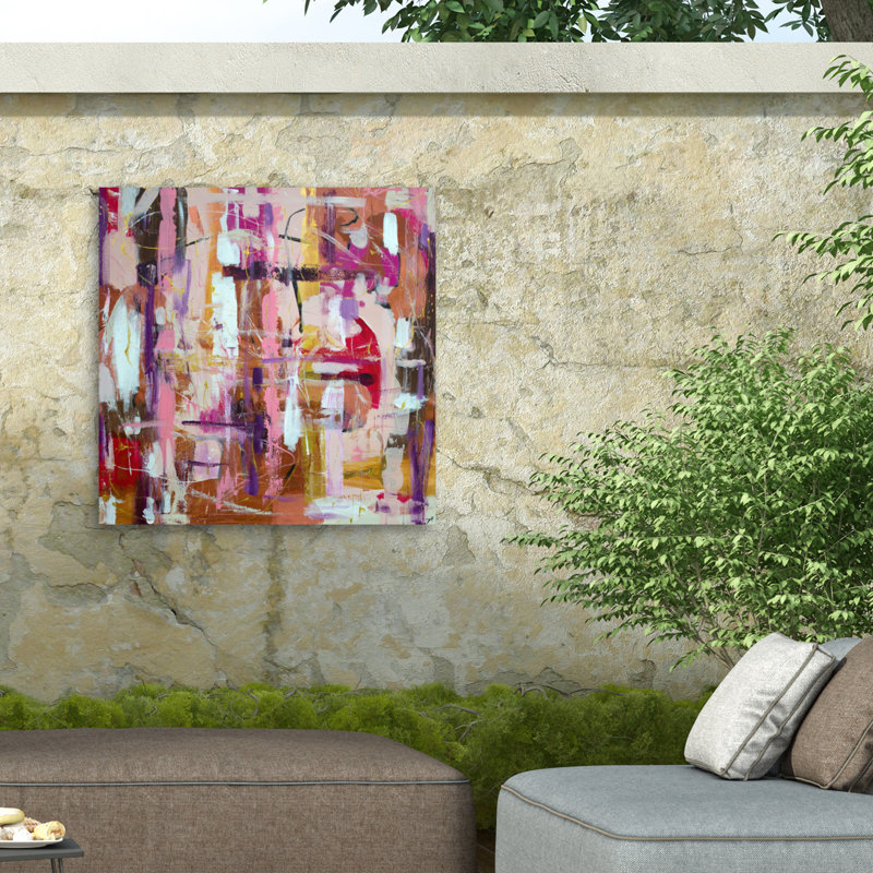 Tove Hoglund  Painterly 5 Outdoor  Canvas, H 14 po x l 14 po