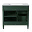 Meuble-lavabo moderne avec rangement abondant et fabrication durable-442553595