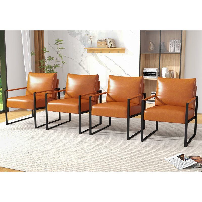 Fauteuil d'appoint Bradon, 4, Orange