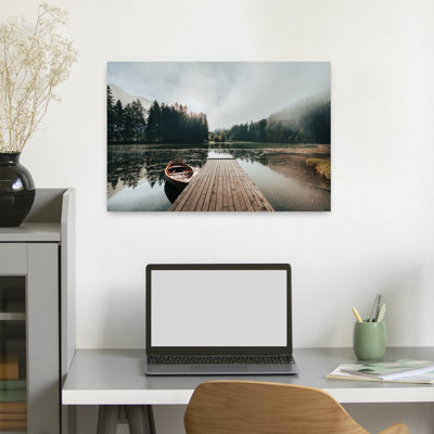 Art contemporain, paysage de forêt abstrait