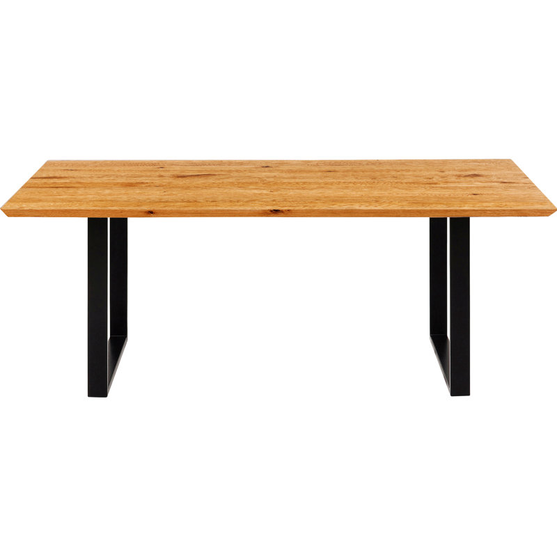Symphony Dining Table, 76cm H x 200cm L x 100cm W, Black