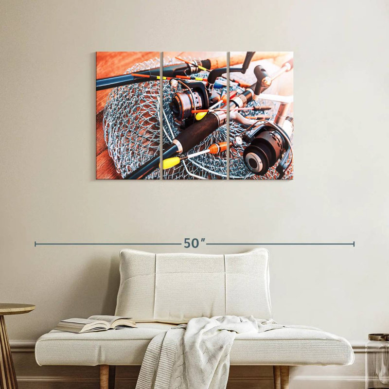 Senne Ready To Fish, 24" H x 38" W