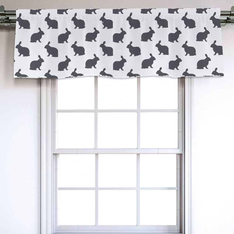 Sateen Ruffled Window Valance