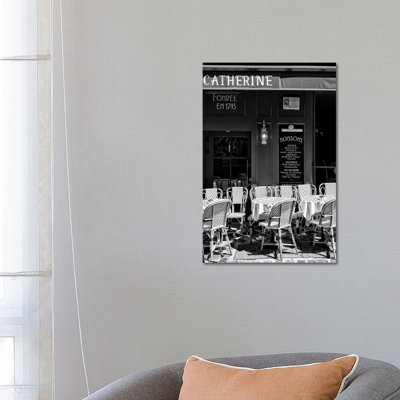 Montmartre Series - Café Paris by Philippe Hugonnard - Wrapped Canvas Print