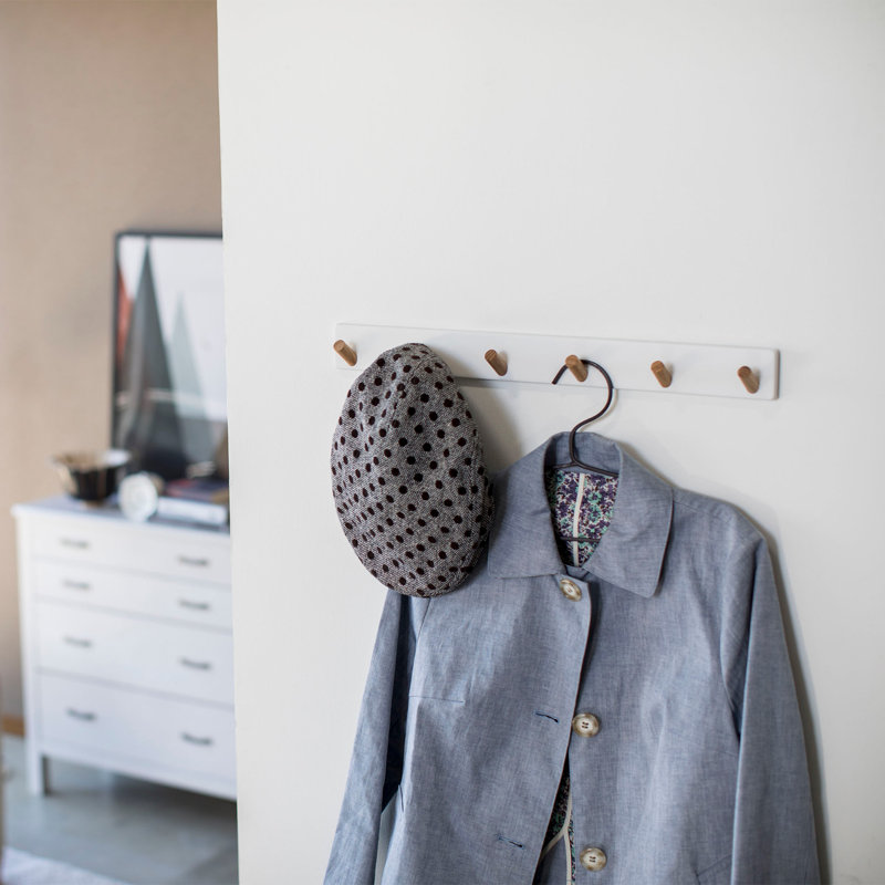 Yamazaki Home Wall-Mounted Saving Coat Hanger - Thumbnail 4