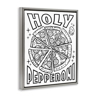 Cadre flottant Saint Pepperoni, par Ziwei Li