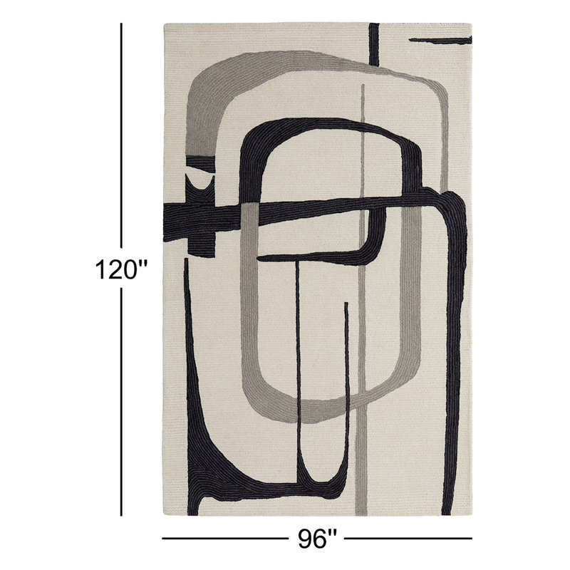 Nobu Performance Abstract Indoor Rug, Rectangle 8' x 10'