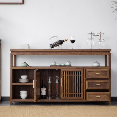 Buffet rétro de style chinois minimaliste