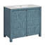 Meuble-lavabo 36 po avec lavabo en céramique-118354558