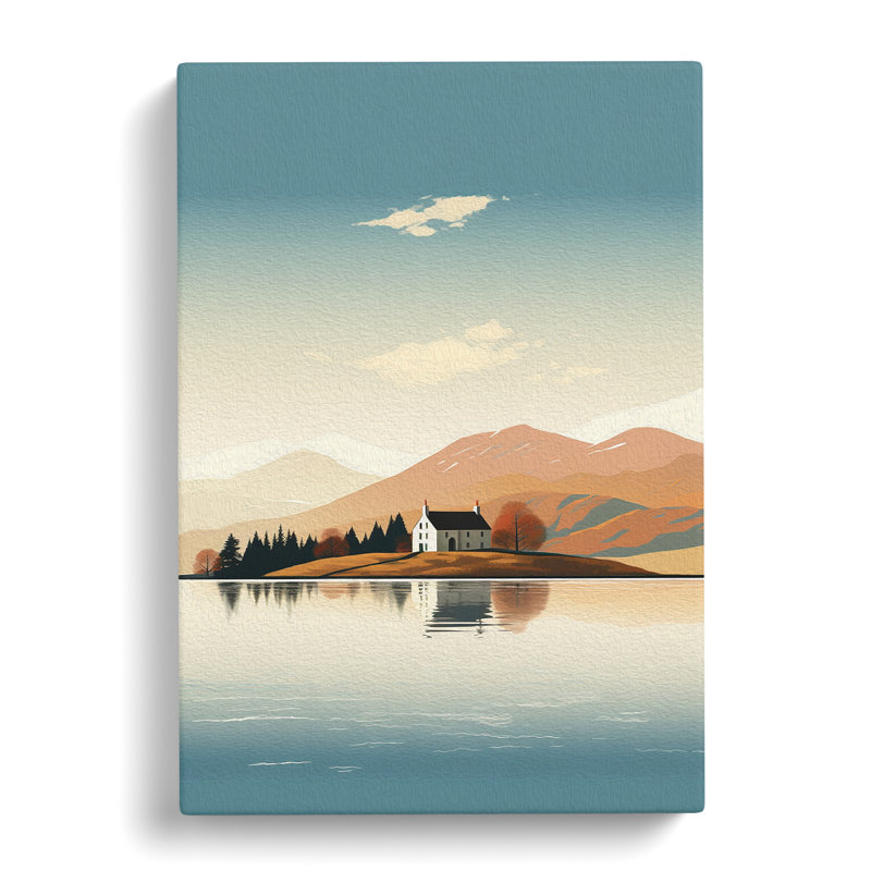 Scotland Minimalism - No Frame Print, 50cm H x 35cm W x 3cm D
