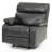 Stylish Black Contemporary Rocker Recliner-1182455079
