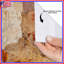 Rideaux de douche texturés terreux très longs-743896672