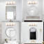 Luminaire de meuble-lavabo latéral 4 lumières à finition élégante