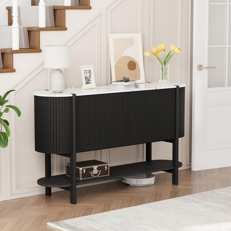 17 Stories 53.5'' Console Table With Marble Top & Reviews - Wayfair Canada