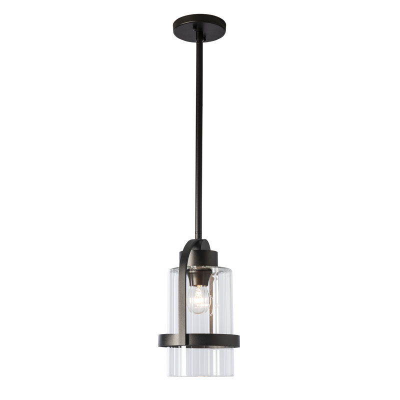 Alcove Outdoor Pendant, Coastal Oil Rubbed Bronze, Clear