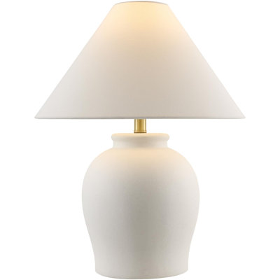 Chemise 22" Ceramic Table Lamp
