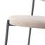 Chaise de salle à manger empilable en velours Crowley-823564230
