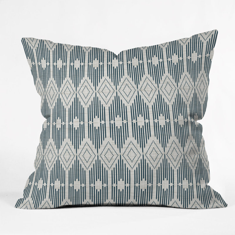 Coussin décoratif heather dutton west, Vert / Gris, 18 po x 18 po