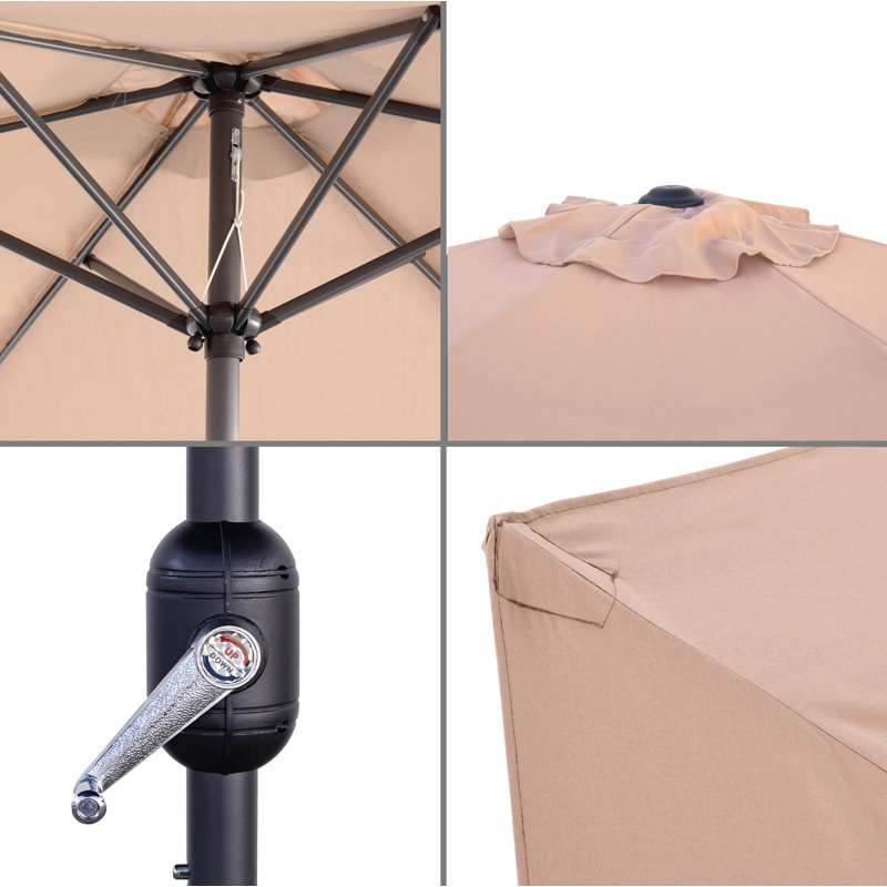 Finnick 270cm Market Parasol, Beige