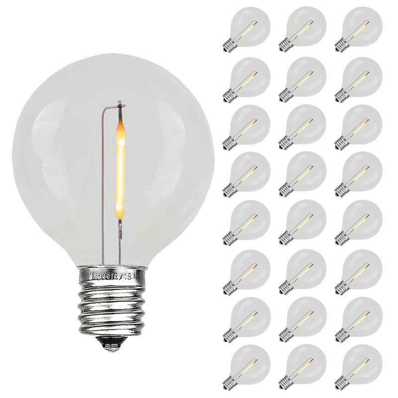 Keirya Outdoor 25 - Bulb 2.9'' Plug-in LED Globe String Light