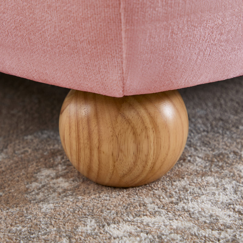 Canapé moderne à compression, 3 places en chenille rose, structure en bois massif, salon, Pink