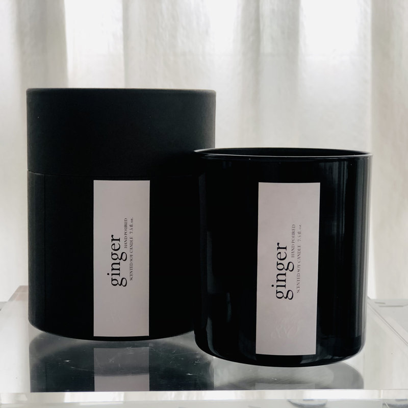 Dark Collection Ginger Scented Jar Candle