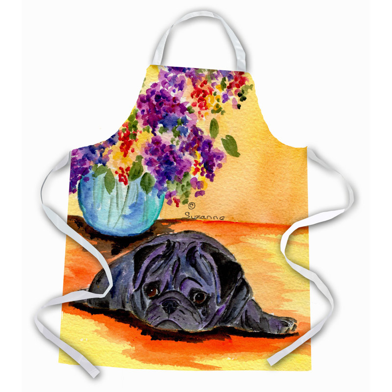 No Pattern Bib Apron