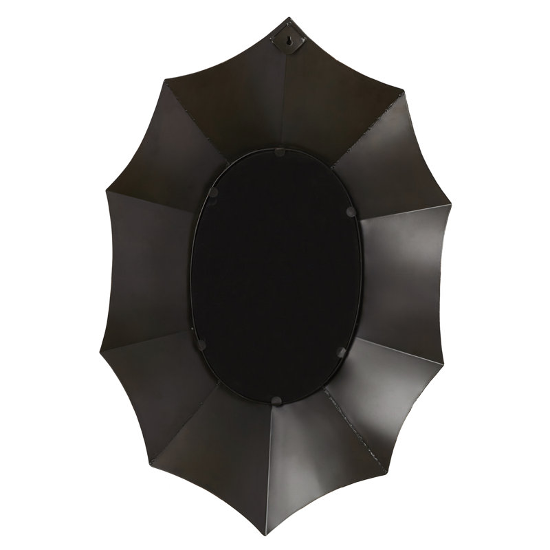 Miroir mural à cadre en bois