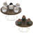 Mickenzy Wood Serving Cake Dessert Stand