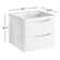 Tuscany 24" Wall Mount Modern Bathroom Vanity with Integrated Single Sink - Faucet Not Included