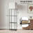 62.2'' Column Floor Lamp with 4-Tier Shelves