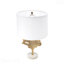 Lampe de table - avec motif de feuilles