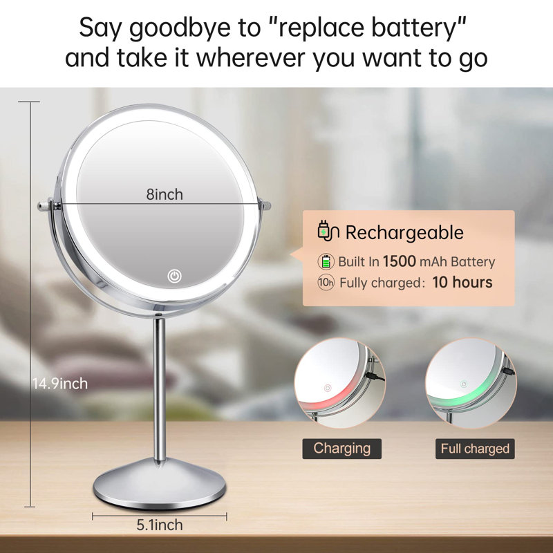 Schaumburg Metal Flat Floor Mirror