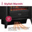 Dimplex Club Optiflame Electric flame effect Stove with 2kW heater and remote control, 51cm W-1510332004