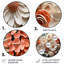 Ilcia - Reproduction d'art abstrait en métal rond-857476316