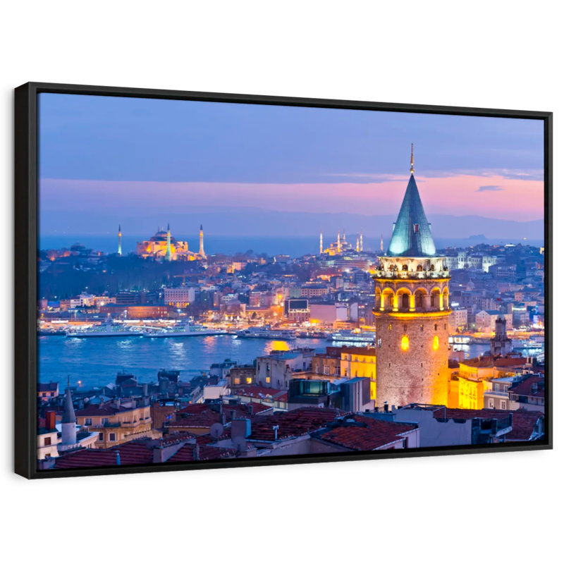 Impression sur toile Istanbul Twilight, H 9 po x l 13 po