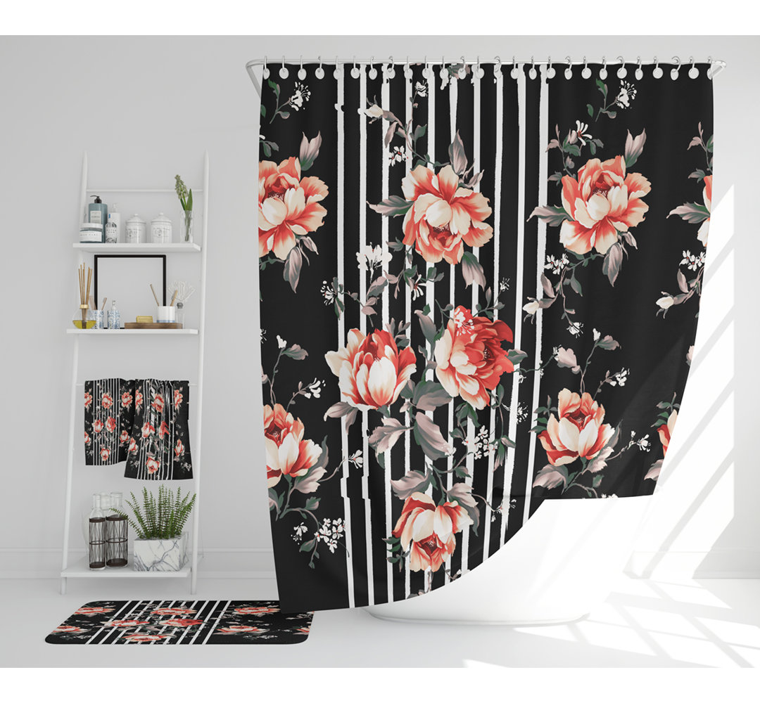 Nioh Polyester Shower Curtain Set