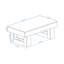 Table basse 42 po