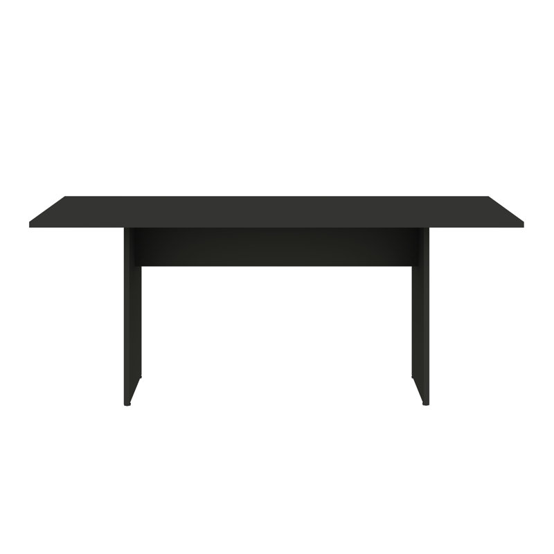 NoMad 68'' Modern Dining Table in Charcoal, Grey