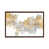 Toile avec cadre en bois brun classique est en rupture de stock