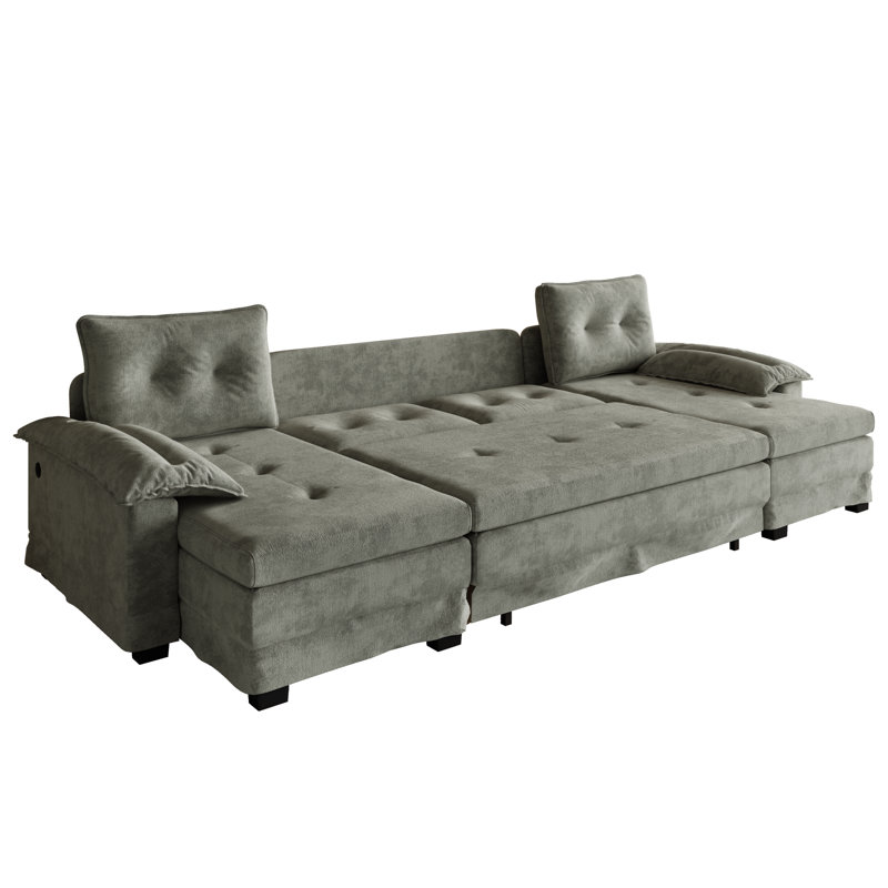 Canapé-lit modulaire en chenille pour la maison